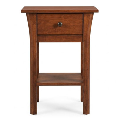 Rhett Brown 1 Drawer 16In. W Nightstand