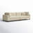 Assel 116'' Corduroy Sofa-327584330