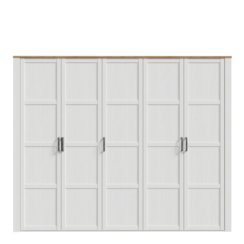 Abidan Manufactured Wood Wardrobe, White