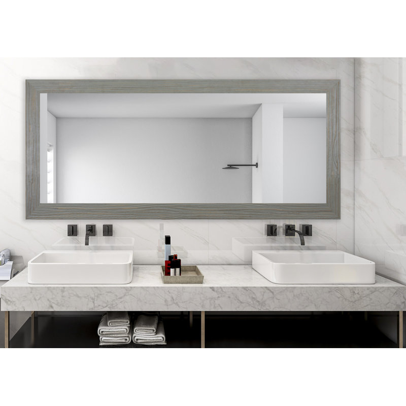Balmuth Solid Wood Flat Mirror, 36.25" x 71.75"
