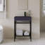 Meuble-lavabo simple autoportant 24 po avec plateau en céramique intégré-94109199-94109198