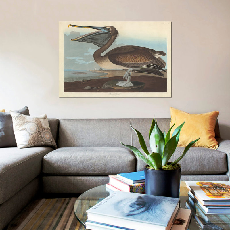 « pelican », impression sur toile, H 12 po x l 18 po x P 1,5 po