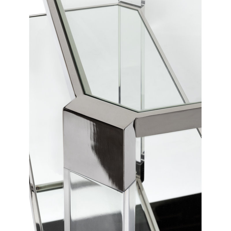 Table basse à 4 pieds, Chrome chrome