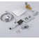 Contemporary/Modern Complete Shower System,Wall Mount Shower Faucet System with Hand Shower and Diverter