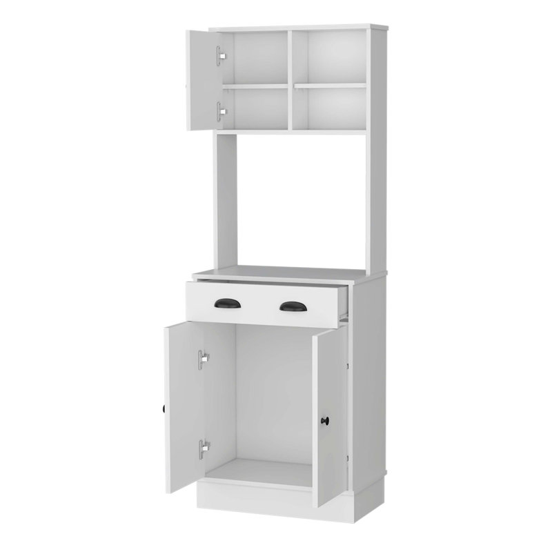 Palmer 2-Door Cabinet Microwave Kitchen Pantry