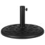Table de patio en faux teck 30 po x 48 po, 4 chaises et parasol 9 pi avec base Abdikadir-452923392