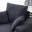 Chaise longue rembourrée avec repose-pieds-290506450