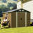Secure Spacious Sheds, 8x12 Metal, Modern Rustic Style For Backyard