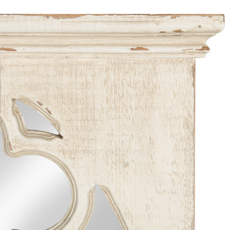 Miroir d'appoint Croom Farmhouse / Country, Blanc