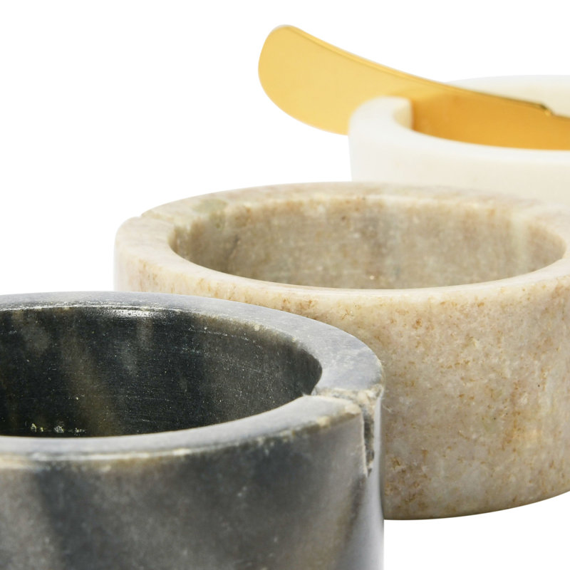 Mercer41 Johnnessa Marble Fruit Bowl