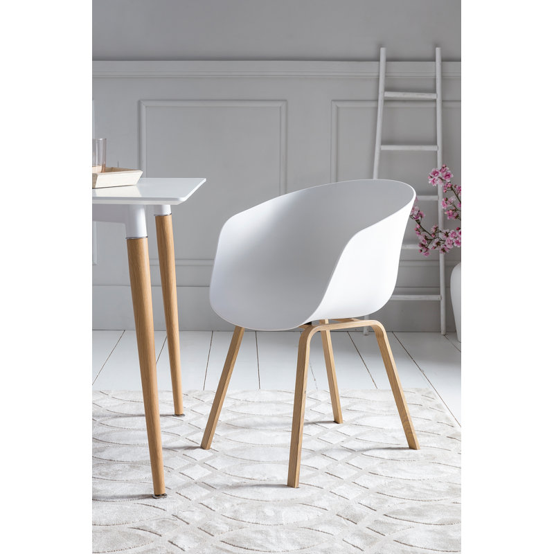 Abinaton Dining Chair, White