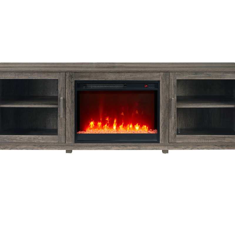 Console 70 po avec foyer et chauffage
