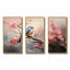 Vol de cerisier japonais en fleur I - Art mural oiseau-214309702-214309700