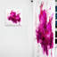 Rideau occultant abstrait Viva Magenta Secret Wispers III - 1 panneau-112761178