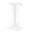 Acrylique transparent Podium avec croix blanche, assemblage facile requis