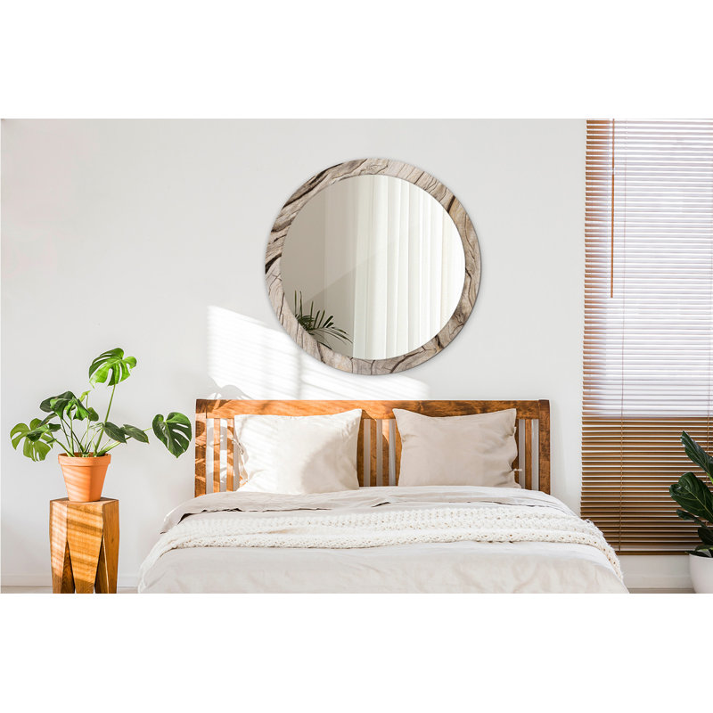 Huldar Glass Flat Wall Mirror
