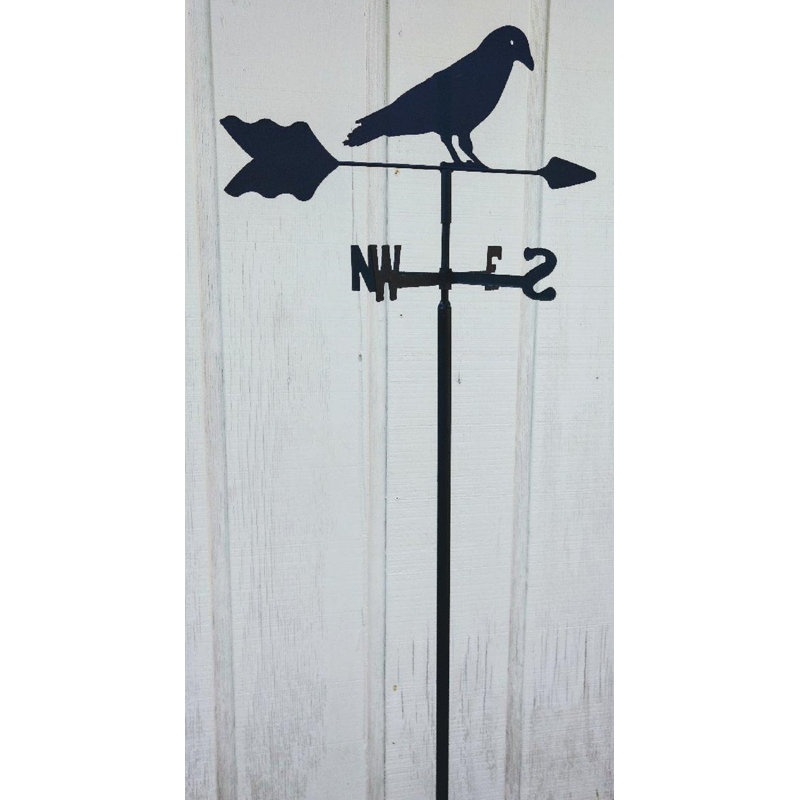 Girouette de jardin en oiseau