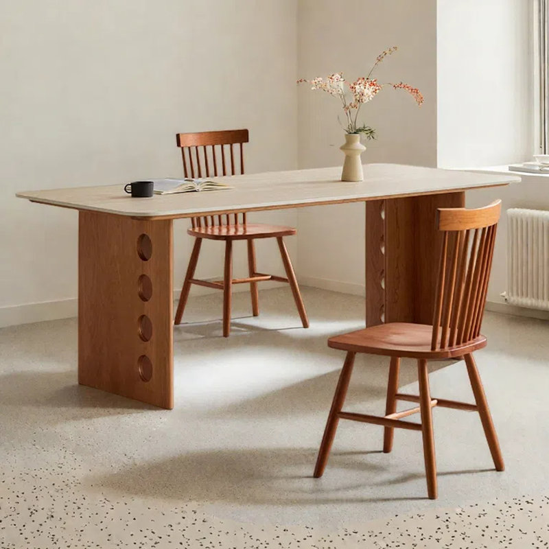 Table de salle à manger de style domestique simple, H 29,33 po x L 70,87 po x l 35,43 po