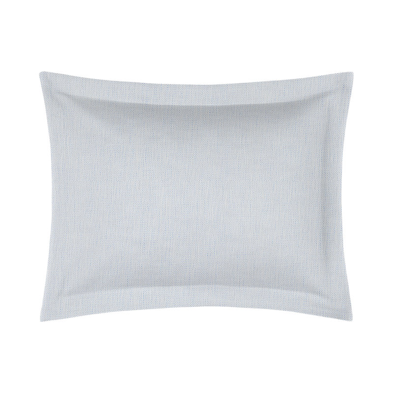 Houston Solid Pillow Sham, Light Gray, Euro