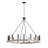 16 - Light Dimmable Wagon Wheel Chandelier