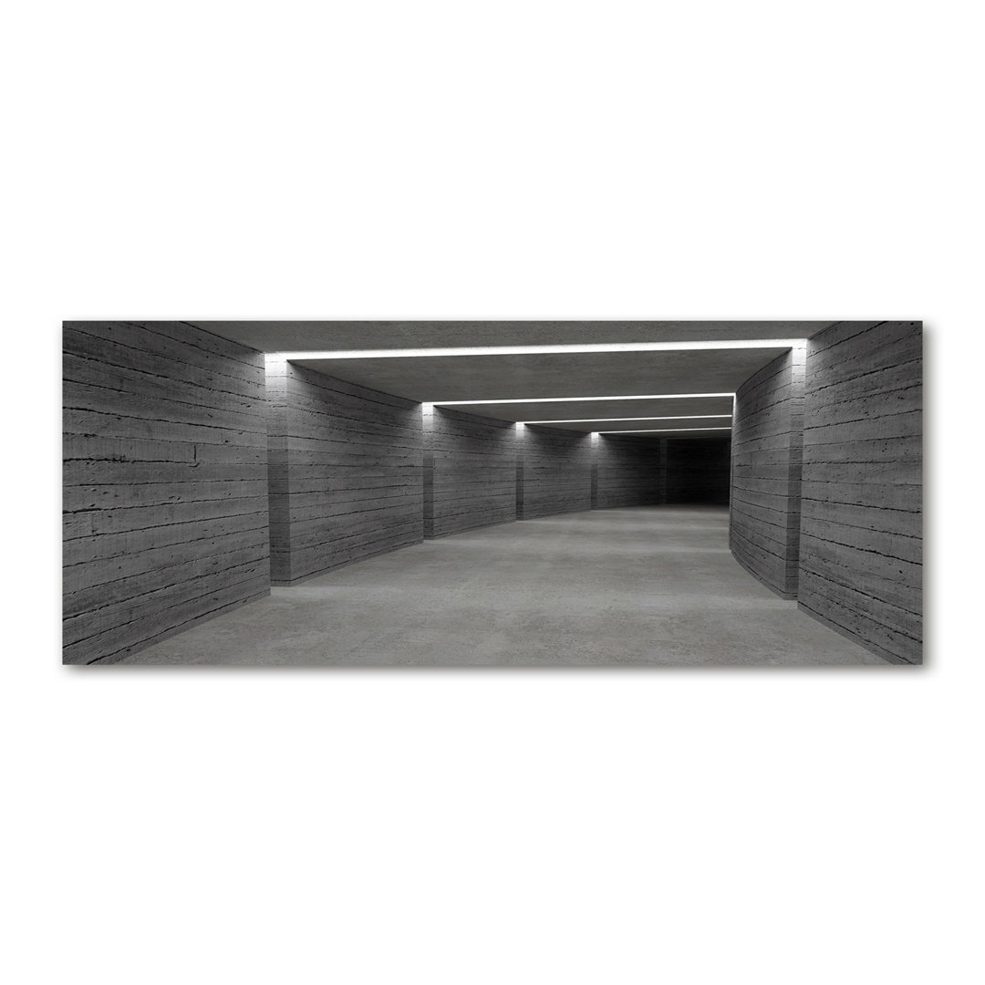 Concrete Tunnel - Kunstdrucke auf Leinwand - Wrapped Canvas