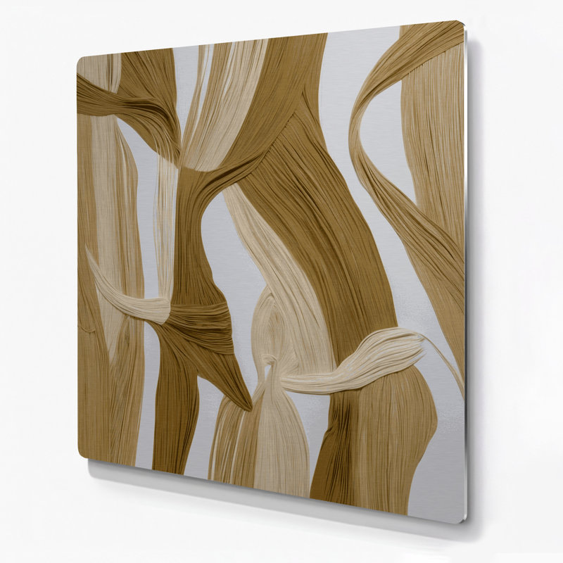 Abstract Figurative 30 Brown Metal Wall Art