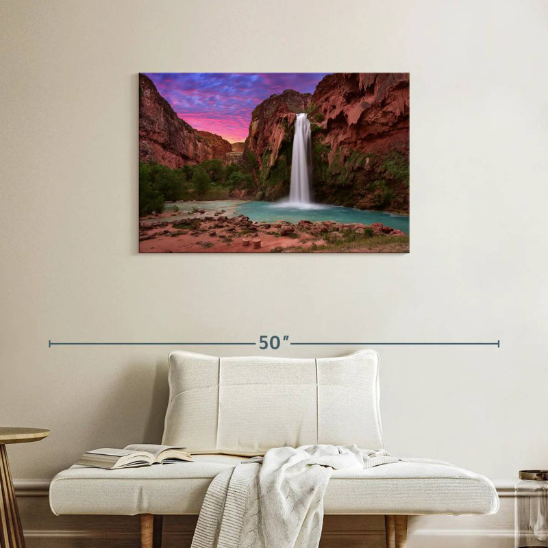 Alvord, superbe cascade Havasu, H 24 po x l 36 po