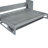 Full Size Bed With Hydraulic Desk, Gray, Space - Saving For Multifunctional Rooms In Flats, Frame, And Mattress Storage-191700968