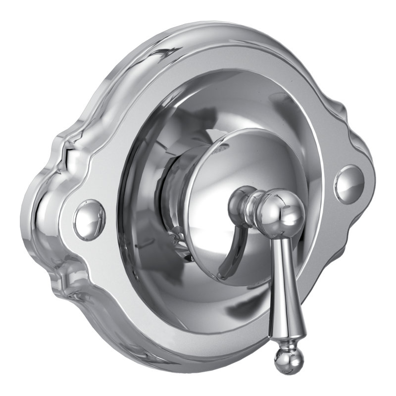 Garniture de robinet thermostatique avec poignée à levier Waterhill, Chrome