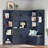 Hall Tree with storage and 4 hooks, storage cabinet-1987364901