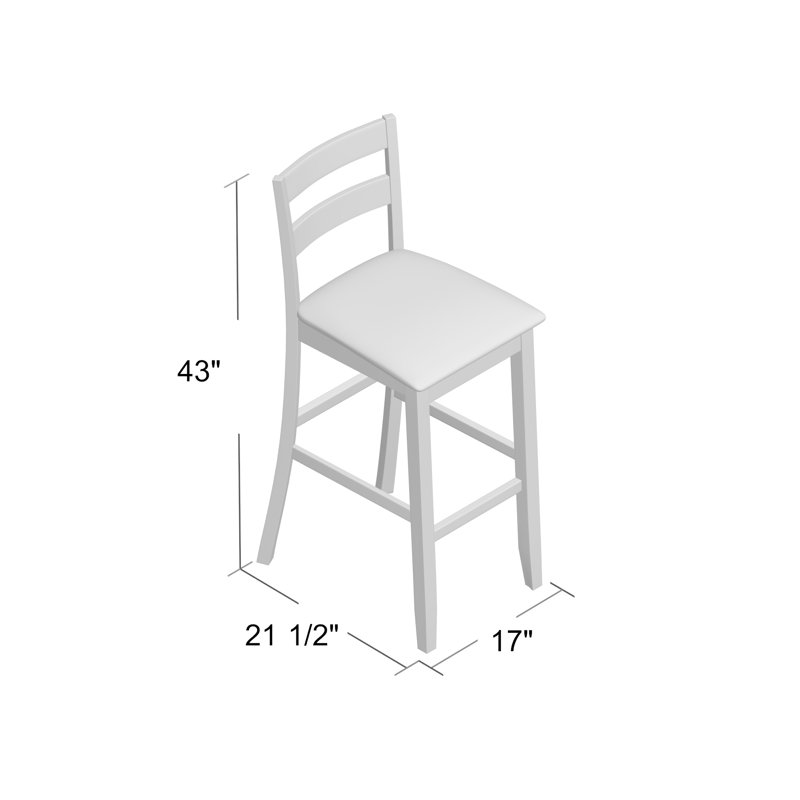 Clarke Upholstered Counter Stool, Bar Stool (30" Seat Height)