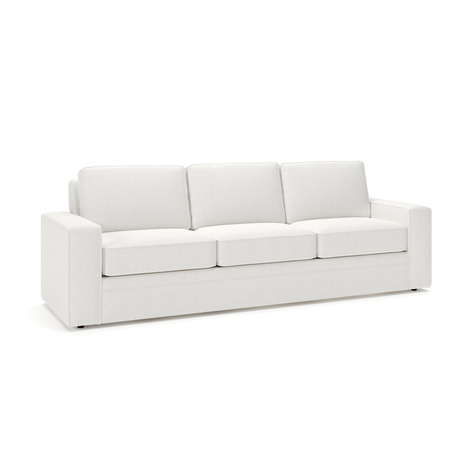 100'' Upholstered Sofa, Nomad Snow