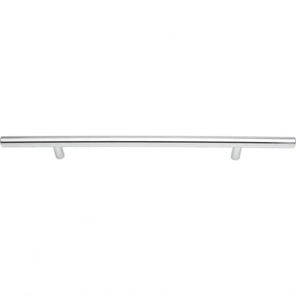 Polished Chrome Modern Bar Pull with Mounting Hardware