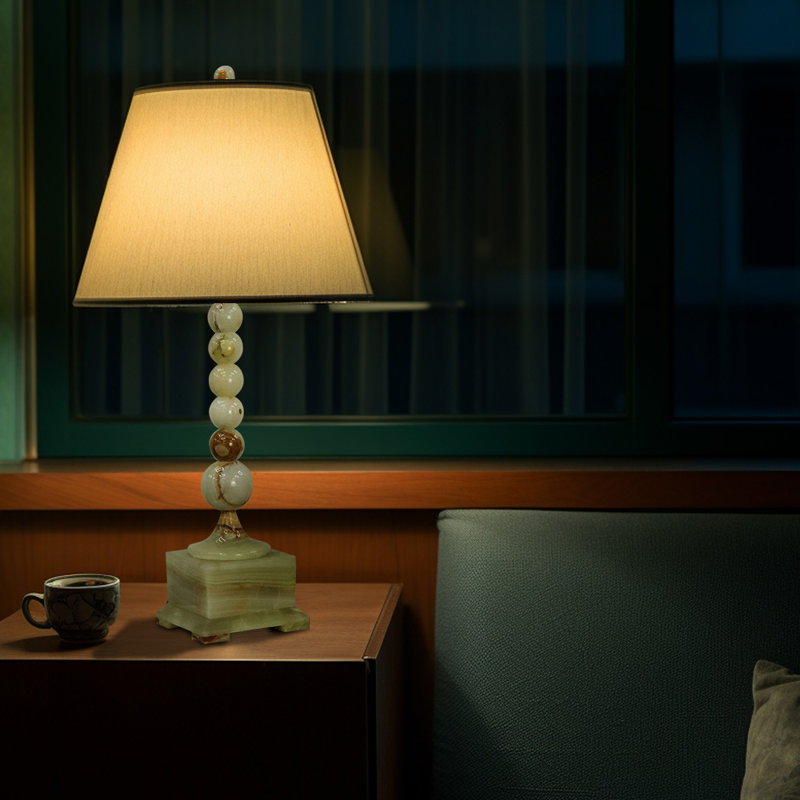 Lampe de table en marbre Chartreuse