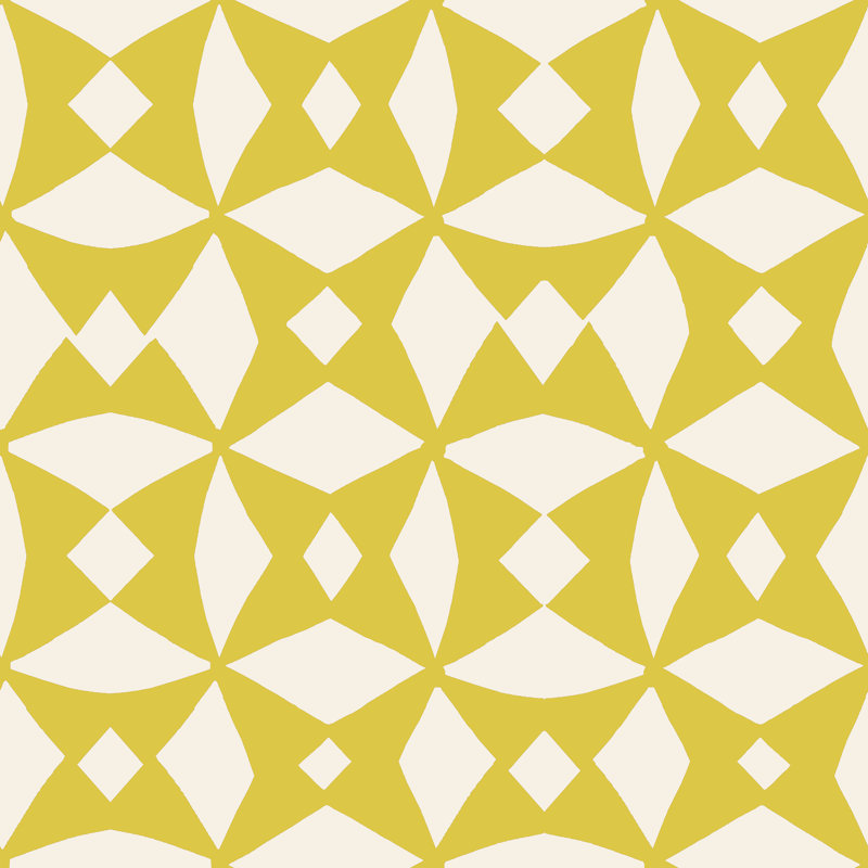 Rouleau de papier peint L 33 pi x l 20,5 po, Jaune / crème