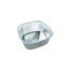 DAX Single Bowl Undermount Kitchen Sink - 16" x 16" - 18G - Stainless Steel