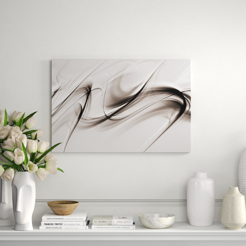 Swirl Print, 40" H x 60" W x 1.5" D