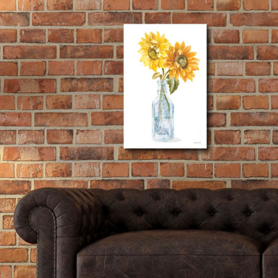  «Fresh Cut Sunflowers 1» par Danhui Nai, art mural en verre acrylique