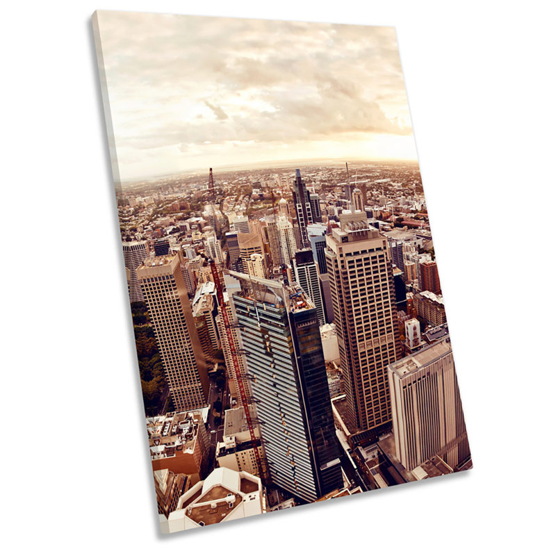 Sydney Australia Skyline - Wrapped Canvas Print, 137.2cm H x 91.4cm W