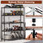 121cm W Metal Bookcase