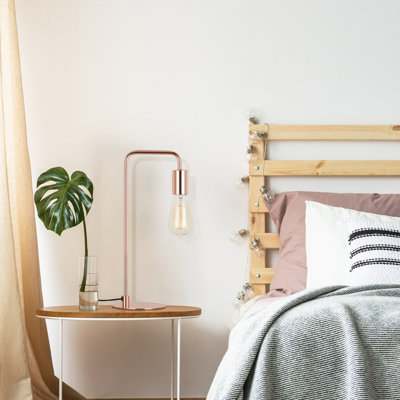Ensemble de lampe de table arquée 15,9 "or