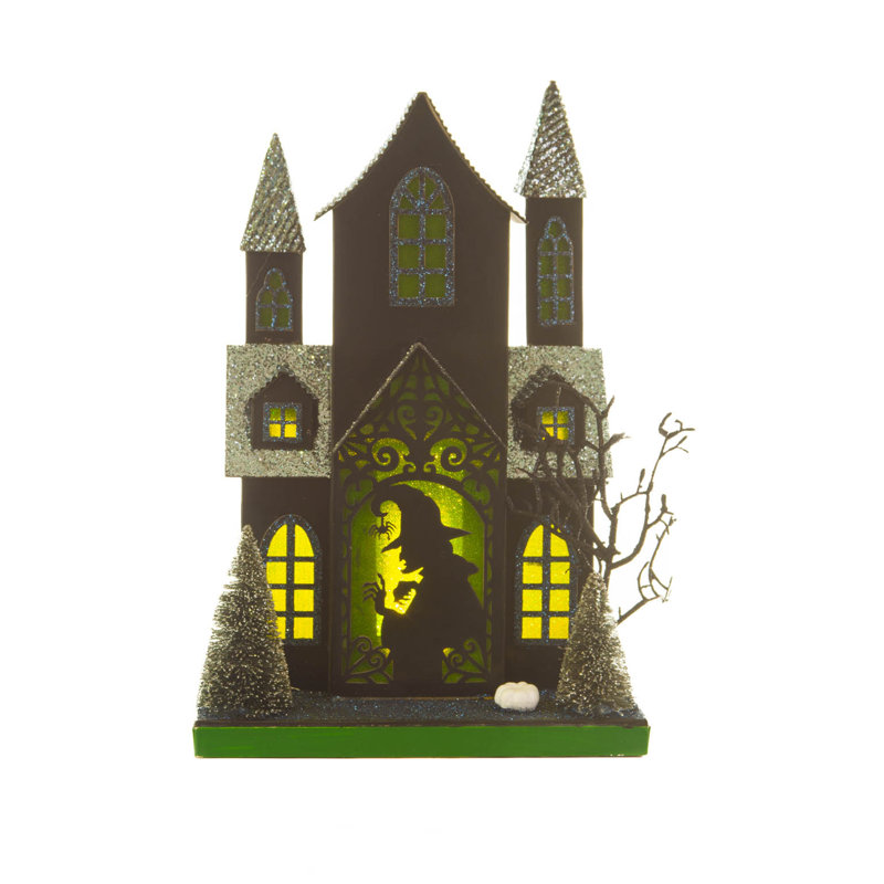 Maison hantée à DEL noire