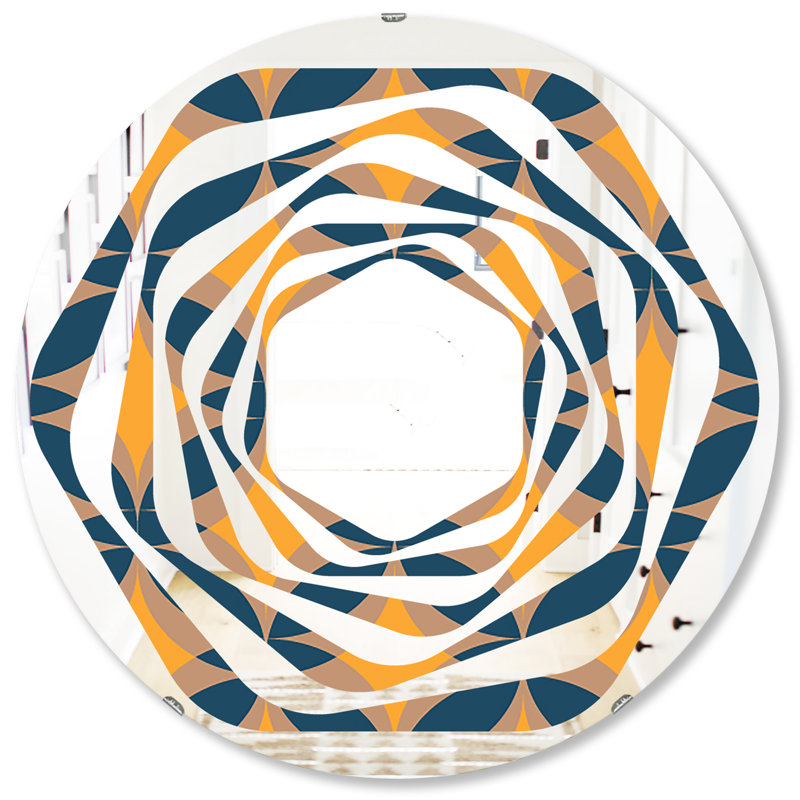 Miroir mural Whirl, H 31,5 po x l po