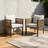 2-Pieces Outdoor Metal Patio Club Chair