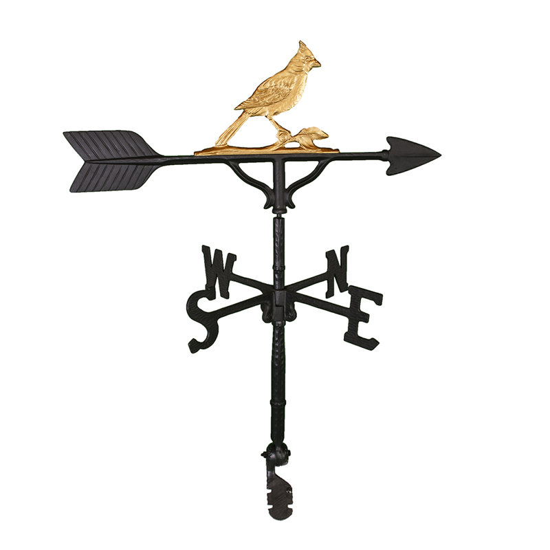 32'' H Weathervane, Gold