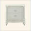 Dorothy Ivory Finish Nightstand W/2 Drawers