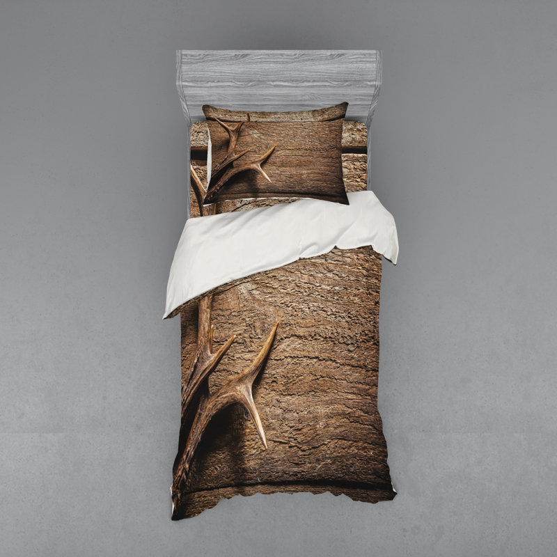 Rustic Polyester Duvet Cover, Twin Duvet Cover + 2 Additional Pieces