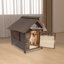 Niche pour chien avec fenêtre et porte-985710561