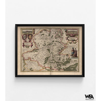Maps Of Hainot Belgium, European Office Decor, Old Continent Wall Art, Map Of Belgium, Antique Lobby Decor, Hallway Large Wall Art