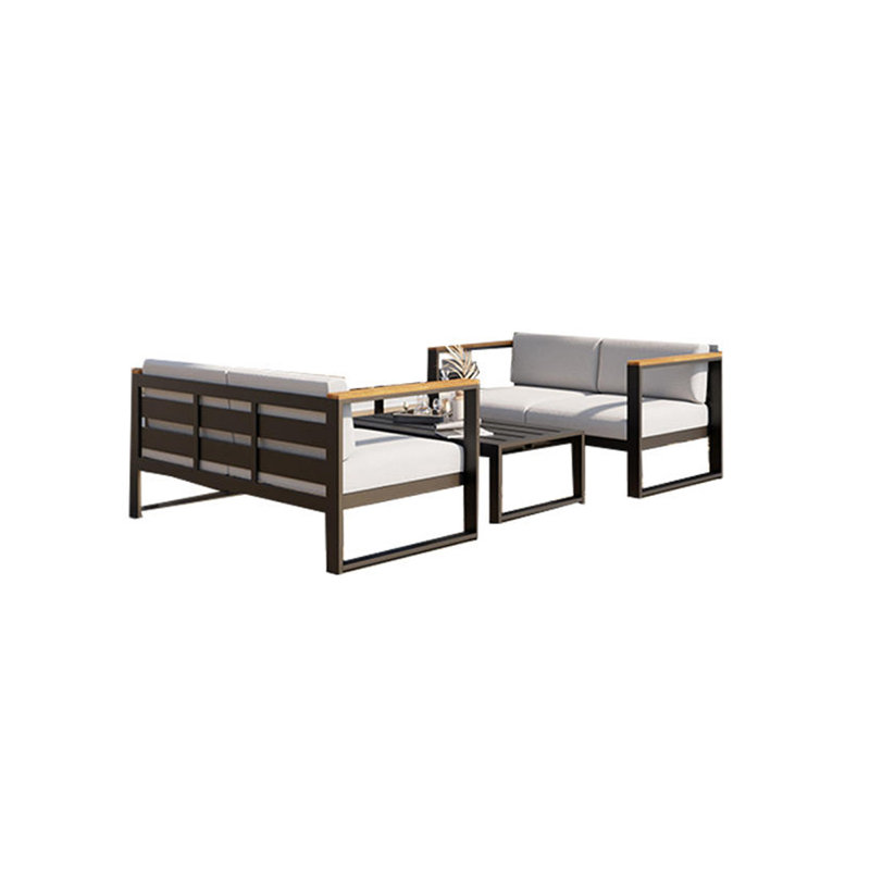 Canapé d'extérieur en aluminium pour terrasse